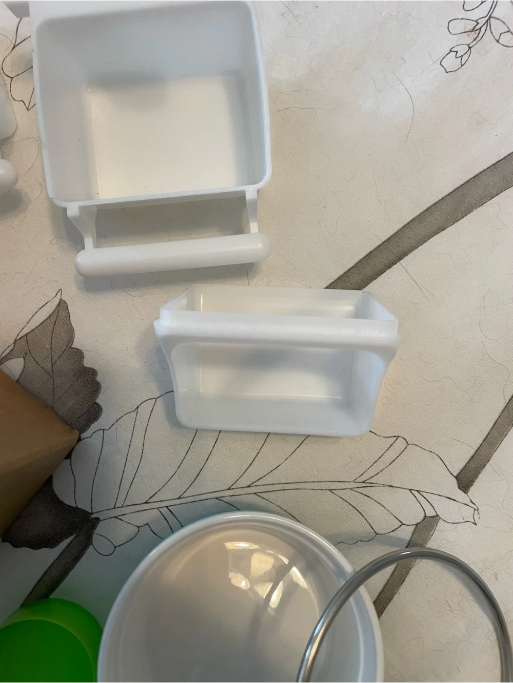 Ceramic Bird cage feeder cups